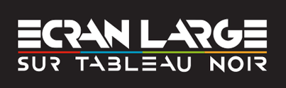 Logo de l'opération Écran large sur tableau noir