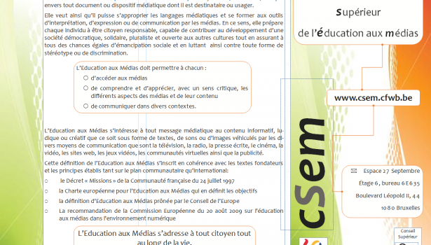 le folder du CSEM