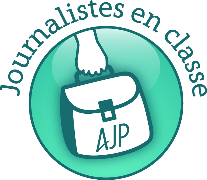 Le logo de journalistes en classe de l'Association des journalistes professionnels