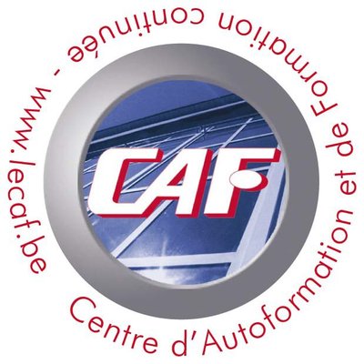 Le logo du CAF avec texte