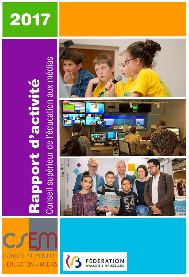 Couverture du rapport d'activité 2017