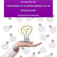 Couverture de la brochure Pistes pédagogiques pour mettre l'éducation aux médias au service de l'éducation à la philosophie et la citoyenneté