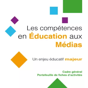 La couverture du Cadre de compétences en éducation aux médias