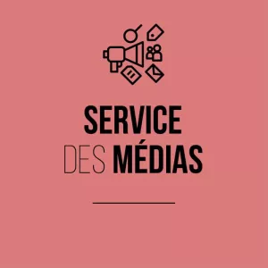 Logo du service des médias