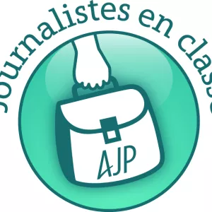 Logo opération journalistes en classe