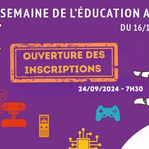 Ouverture inscription Semaine 2024