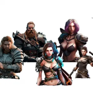 Image représentant des personnages de jeux vidéo