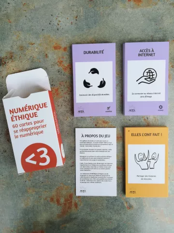 cartes du jeu numérique éthique