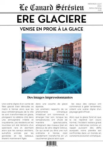 Fausse une de journal