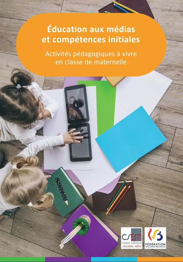 Couverture de la brochure Éducation aux médias et compétences initiales - Activités pédagogiques à vivre en classe de maternelle