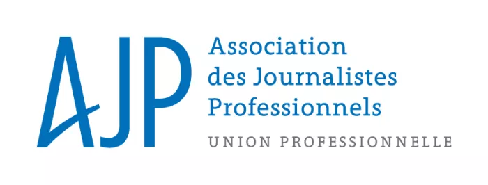 Le logo de l'Association des journalistes professionnels