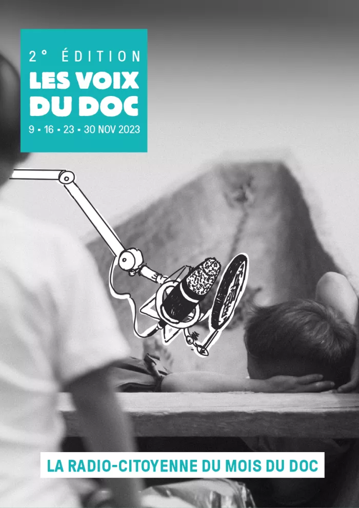 Visuel - Radio Citoyenne - Les Voix du Doc 2023