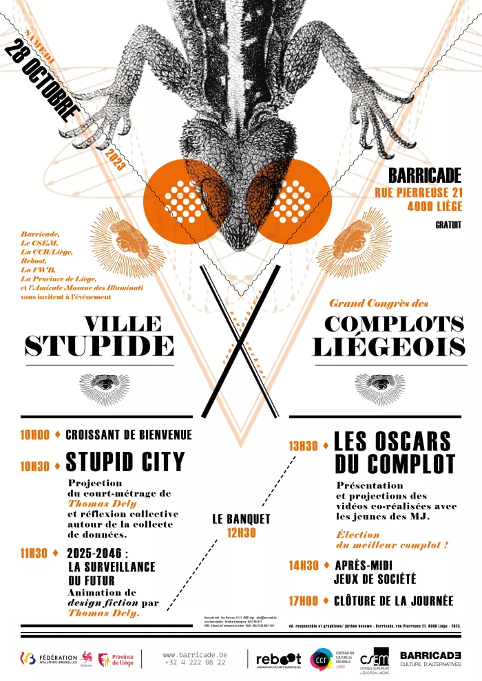 Affiche événement de clôture projet Bruit des Bots