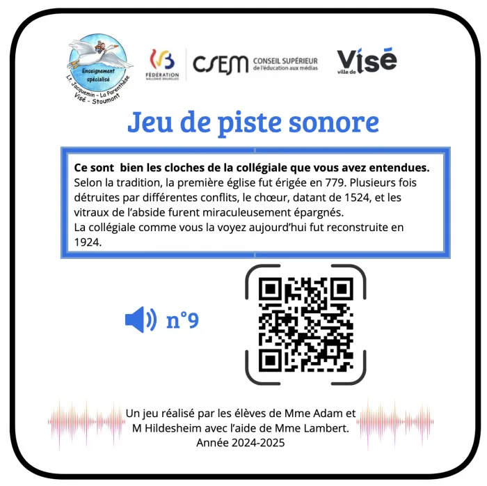 Nos panneaux QRcode placés dans la ville.